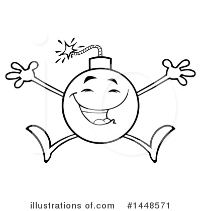 Royalty-Free (RF) Bomb Clipart Illustration by Hit Toon - Stock Sample #1448571
