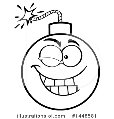 Royalty-Free (RF) Bomb Clipart Illustration by Hit Toon - Stock Sample #1448581