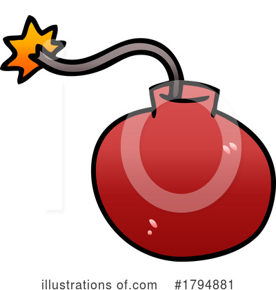 Royalty-Free (RF) Bomb Clipart Illustration by lineartestpilot - Stock Sample #1794881
