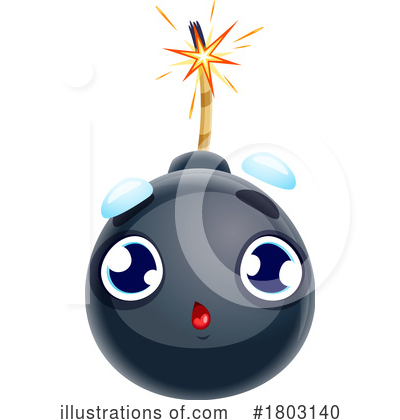 Royalty-Free (RF) Bomb Clipart Illustration by Vector Tradition SM - Stock Sample #1803140