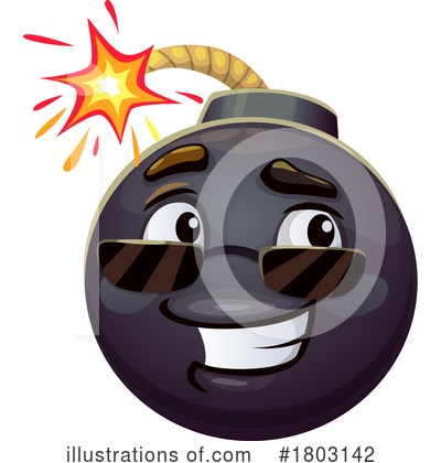 Royalty-Free (RF) Bomb Clipart Illustration by Vector Tradition SM - Stock Sample #1803142