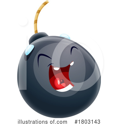 Bomb Clipart #1803143 by Vector Tradition SM