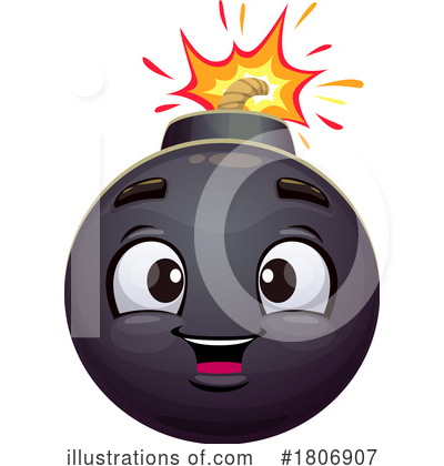 Royalty-Free (RF) Bomb Clipart Illustration by Vector Tradition SM - Stock Sample #1806907