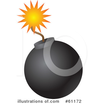 Royalty-Free (RF) Bomb Clipart Illustration by Kheng Guan Toh - Stock Sample #61172