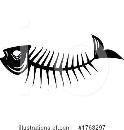 Fishbone Clipart #1763297 by Vector Tradition SM