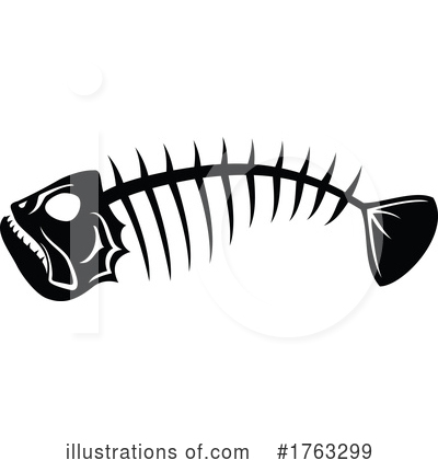Fishbone Clipart #1763299 by Vector Tradition SM
