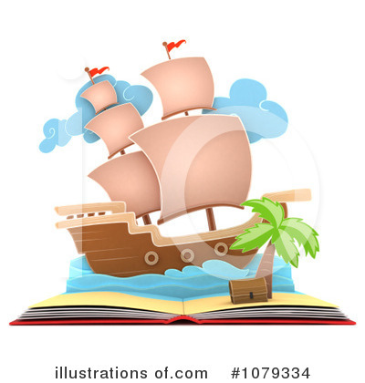 Royalty-Free (RF) Book Clipart Illustration by BNP Design Studio - Stock Sample #1079334
