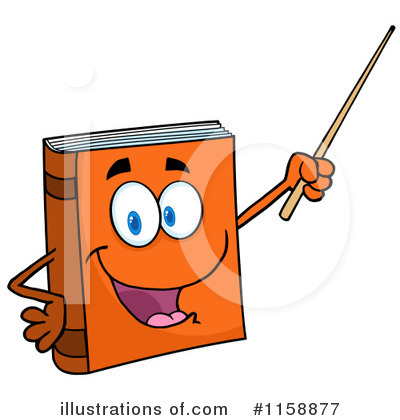 Royalty-Free (RF) Book Clipart Illustration by Hit Toon - Stock Sample #1158877