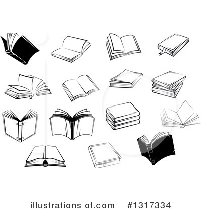 Royalty-Free (RF) Book Clipart Illustration by Vector Tradition SM - Stock Sample #1317334