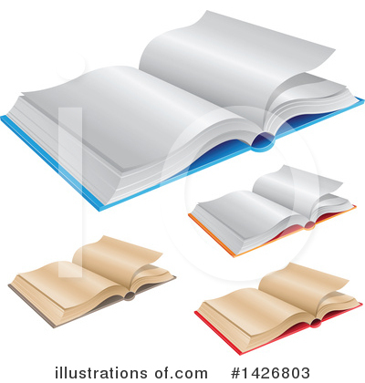 Open Book Clipart #1426803 by cidepix