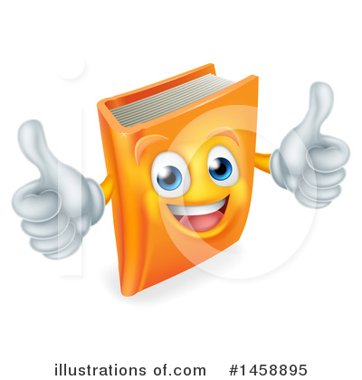 Book Mascot Clipart #1458895 by AtStockIllustration