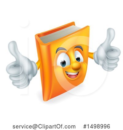 Book Mascot Clipart #1498996 by AtStockIllustration