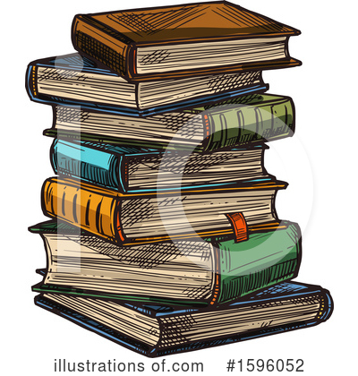 Royalty-Free (RF) Book Clipart Illustration by Vector Tradition SM - Stock Sample #1596052
