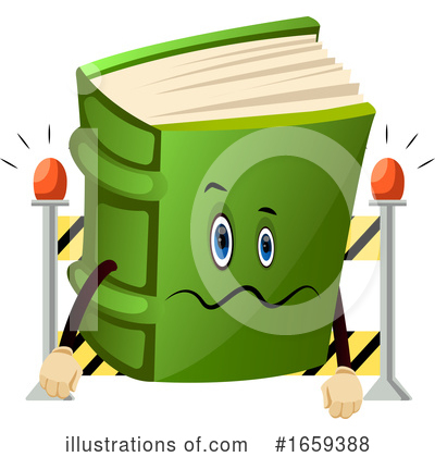 Book Mascot Clipart #1659388 by Morphart Creations