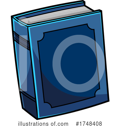 Royalty-Free (RF) Book Clipart Illustration by Hit Toon - Stock Sample #1748408