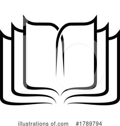 Open Book Clipart #1789794 by Vector Tradition SM
