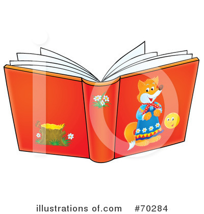 Royalty-Free (RF) Book Clipart Illustration by Alex Bannykh - Stock Sample #70284