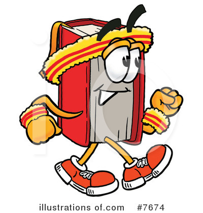 Royalty-Free (RF) Book Clipart Illustration by Mascot Junction - Stock Sample #7674