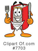 Book Clipart #7703 by Mascot Junction