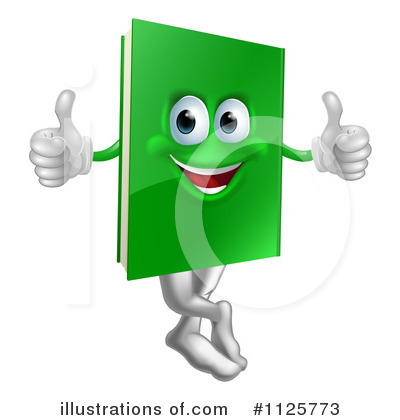 Book Mascot Clipart #1125773 by AtStockIllustration