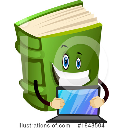 Royalty-Free (RF) Book Mascot Clipart Illustration by Morphart Creations - Stock Sample #1648504