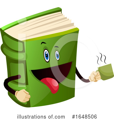 Royalty-Free (RF) Book Mascot Clipart Illustration by Morphart Creations - Stock Sample #1648506