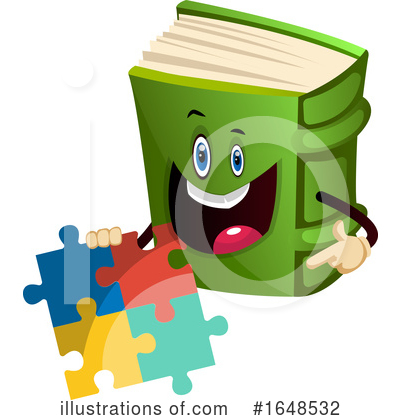 Royalty-Free (RF) Book Mascot Clipart Illustration by Morphart Creations - Stock Sample #1648532
