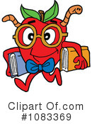 Book Worm Clipart #1083369 by LaffToon