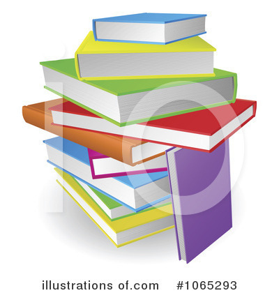 Royalty-Free (RF) Books Clipart Illustration by AtStockIllustration - Stock Sample #1065293