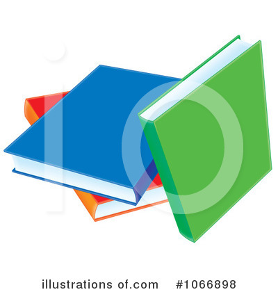 Royalty-Free (RF) Books Clipart Illustration by Alex Bannykh - Stock Sample #1066898