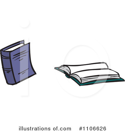 Royalty-Free (RF) Books Clipart Illustration by Cartoon Solutions - Stock Sample #1106626