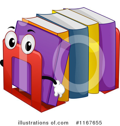 Royalty-Free (RF) Books Clipart Illustration by BNP Design Studio - Stock Sample #1167655