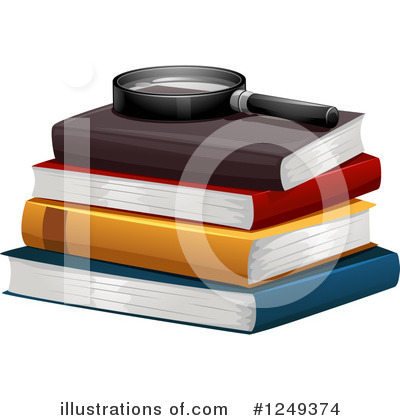 Royalty-Free (RF) Books Clipart Illustration by BNP Design Studio - Stock Sample #1249374