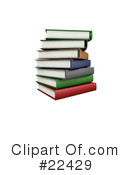 Books Clipart #22429 by KJ Pargeter