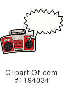 Boom Box Clipart #1194034 by lineartestpilot