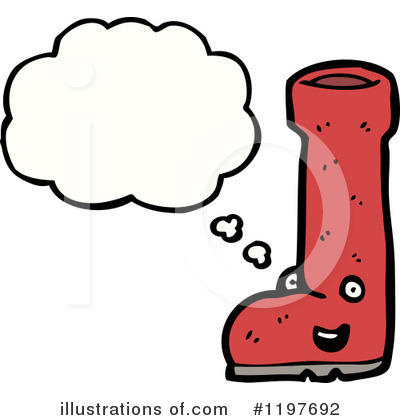 Royalty-Free (RF) Boot Clipart Illustration by lineartestpilot - Stock Sample #1197692