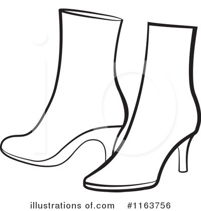 Royalty-Free (RF) Boots Clipart Illustration by Lal Perera - Stock Sample #1163756