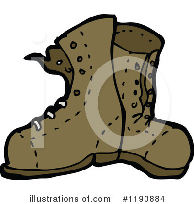 Royalty-Free (RF) Boots Clipart Illustration by lineartestpilot - Stock Sample #1190884