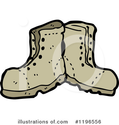 Royalty-Free (RF) Boots Clipart Illustration by lineartestpilot - Stock Sample #1196556