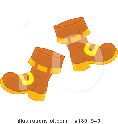 Royalty-Free (RF) Boots Clipart Illustration by Alex Bannykh - Stock Sample #1351540