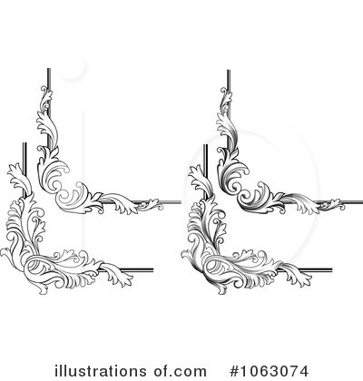 Royalty-Free (RF) Border Clipart Illustration by Vector Tradition SM - Stock Sample #1063074