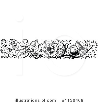 Royalty-Free (RF) Border Clipart Illustration by Prawny Vintage - Stock Sample #1130409