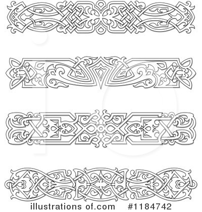 Royalty-Free (RF) Border Clipart Illustration by Vector Tradition SM - Stock Sample #1184742