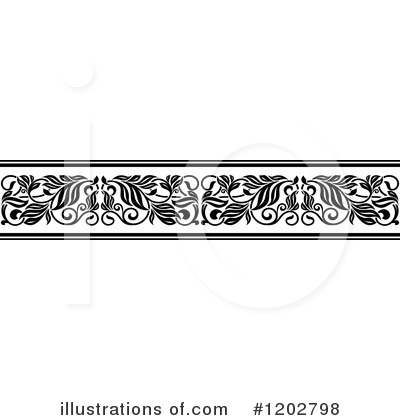 Royalty-Free (RF) Border Clipart Illustration by Vector Tradition SM - Stock Sample #1202798