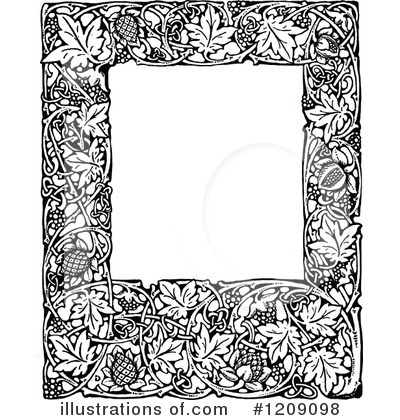 Royalty-Free (RF) Border Clipart Illustration by Prawny Vintage - Stock Sample #1209098