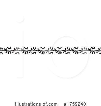 Floral Border Clipart #1759240 by Vector Tradition SM