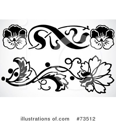 Pansies Clipart #73512 by BestVector
