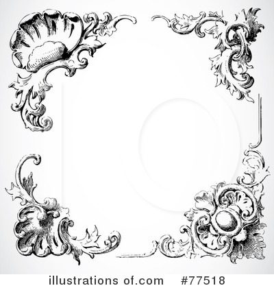 Royalty-Free (RF) Border Clipart Illustration by BestVector - Stock Sample #77518