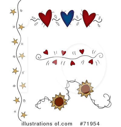 Royalty-Free (RF) Borders Clipart Illustration by inkgraphics - Stock Sample #71954