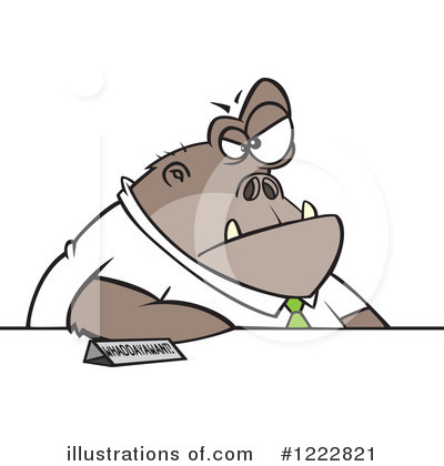 Royalty-Free (RF) Boss Clipart Illustration by toonaday - Stock Sample #1222821